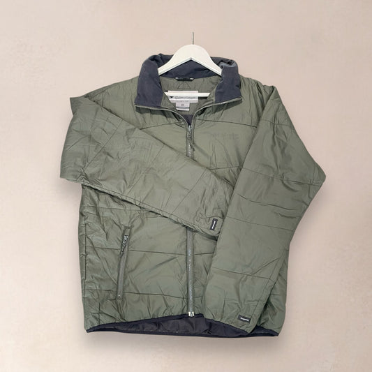 Men’s Khaki Green Vintage Columbia Jacket Size Large