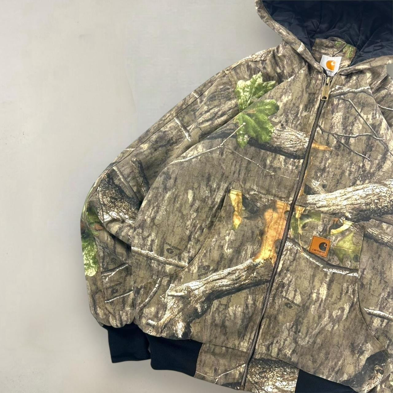 Carhartt 2000s Style Reworked Mossy Oak/ Real Tree Pattern Detroit Hoodie Jacket